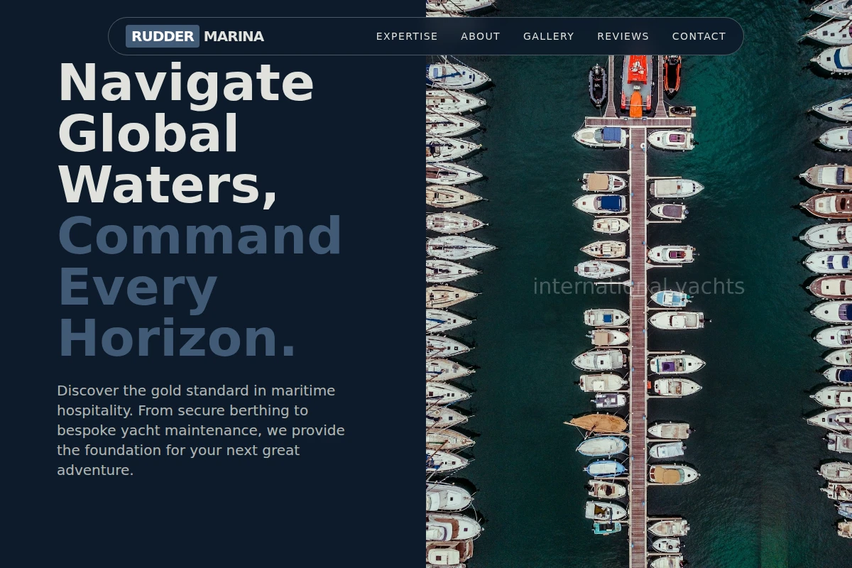 Rudder Marina