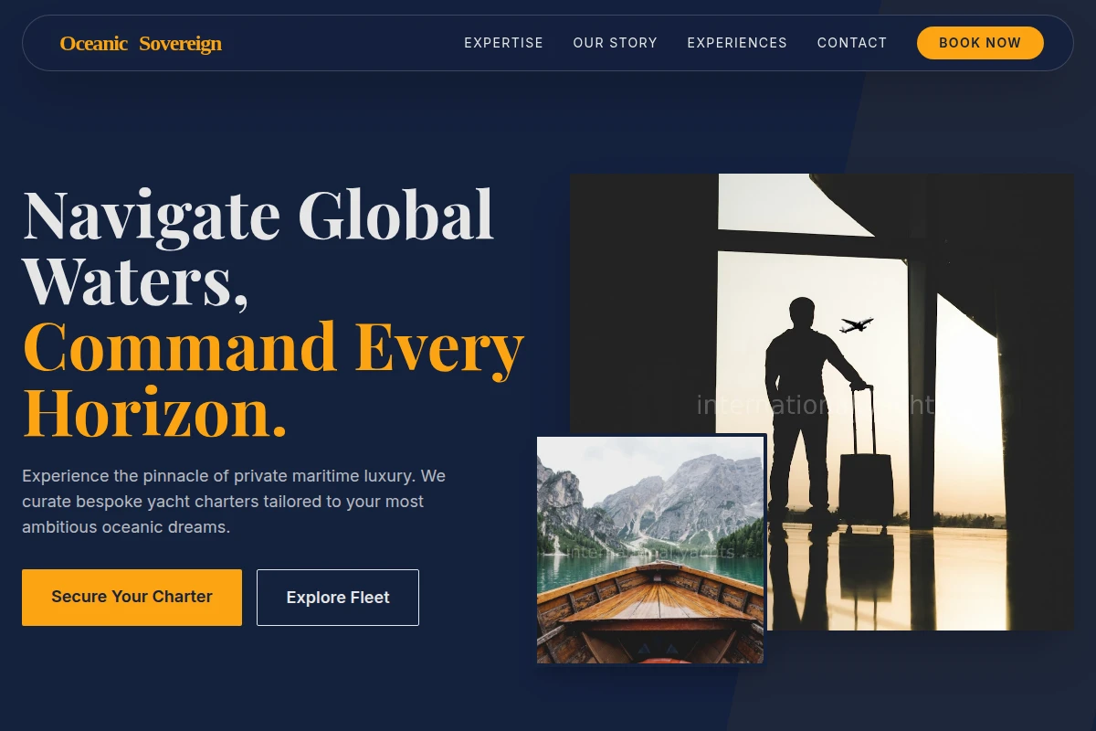Charter Travel Booking