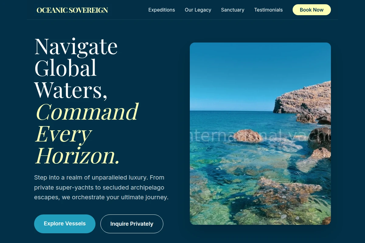 Charter Travel Booking