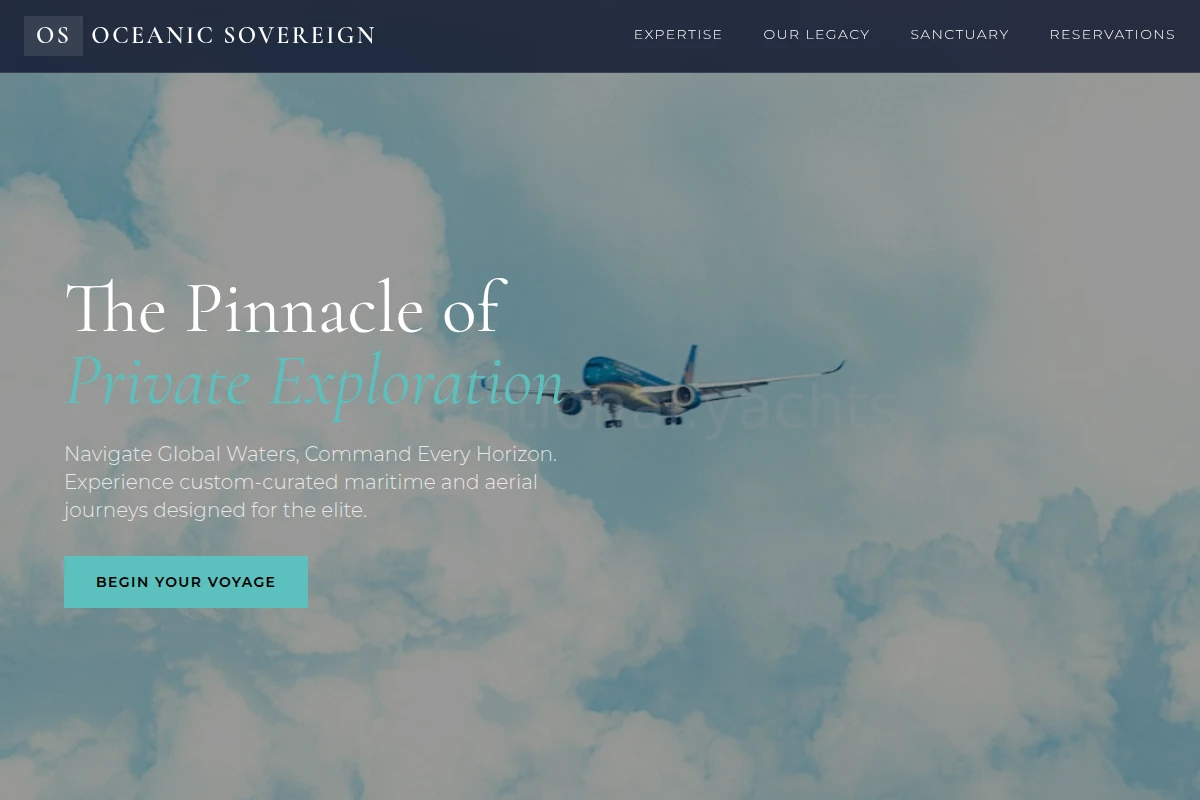 Charter Travel Booking