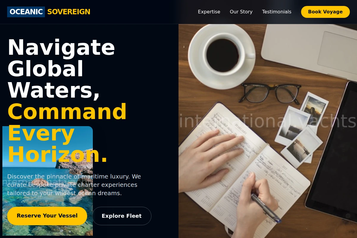 Charter Travel Booking